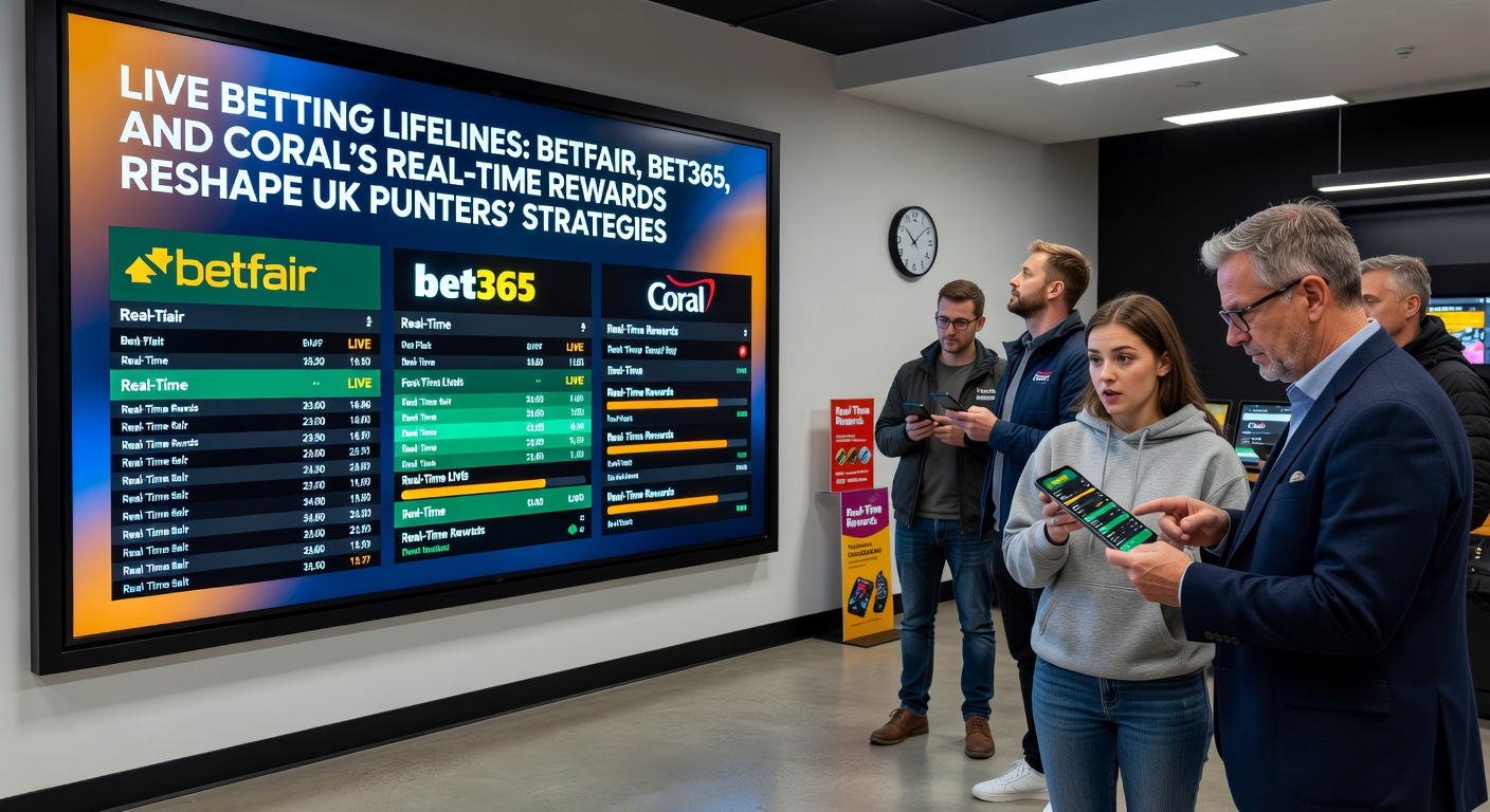 Punters monitoring live bets on mobile devices with cash-out buttons highlighted during a tense basketball overtime period