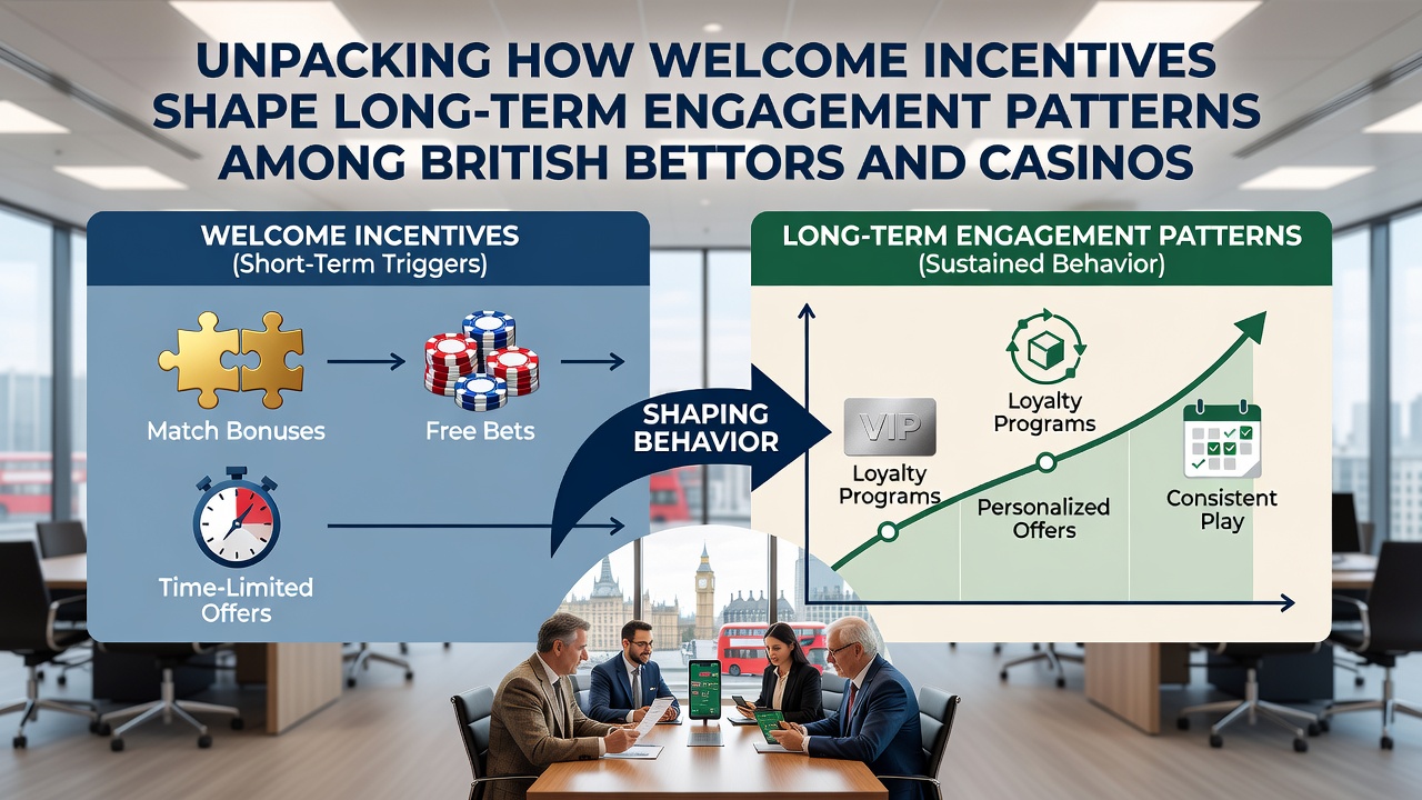 Charts displaying engagement trends among casino players after redeeming welcome incentives